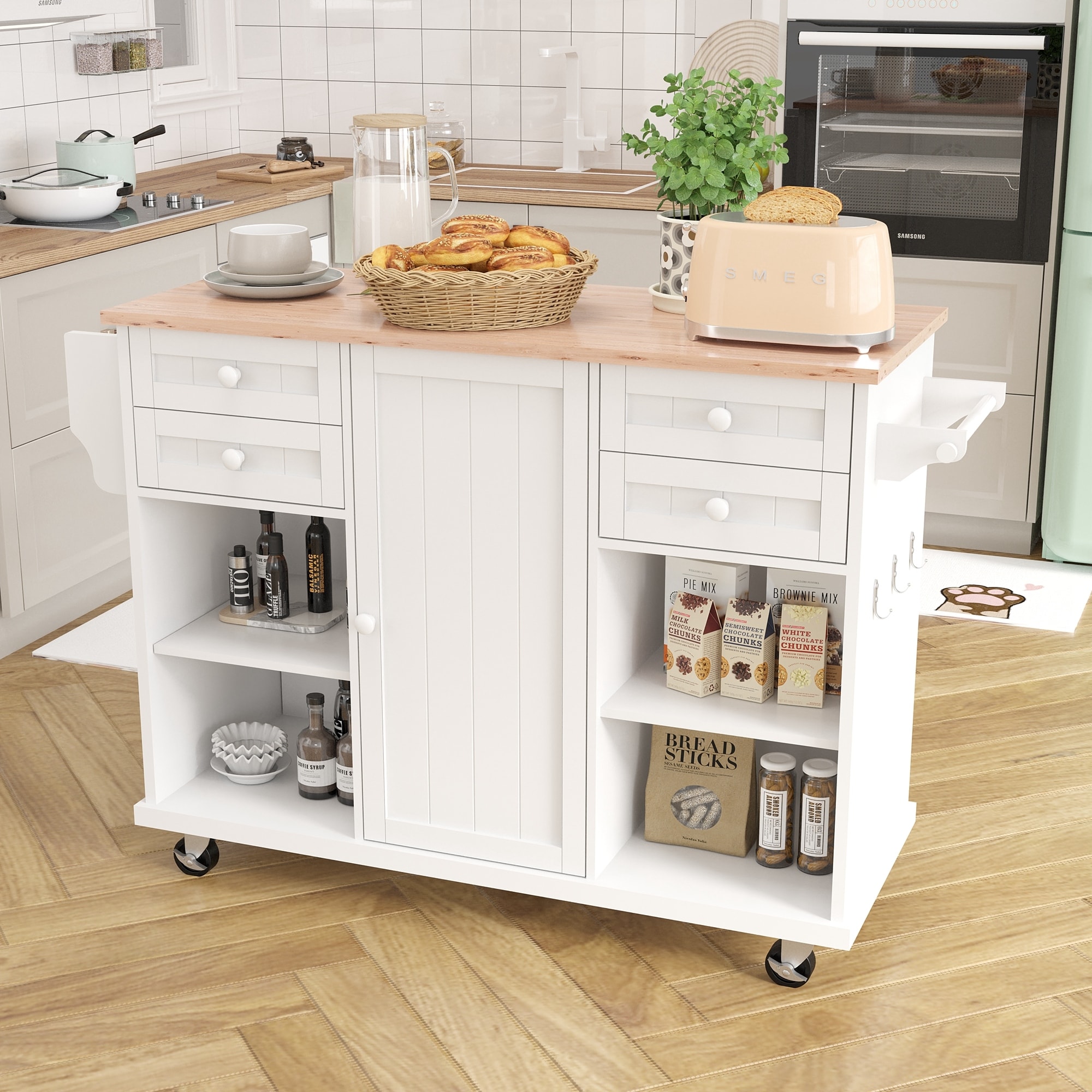 Kitchen Island Towel Bar Kitchen Info